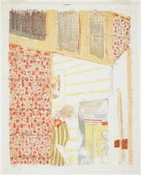 Intérieur aux tentures roses III, 1899